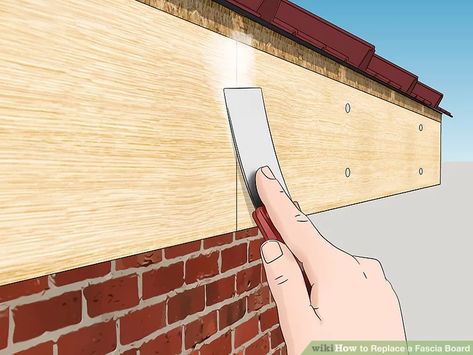 Wood Fascia, Soffit Ideas, Fascia Board, Wood Repair, Drip Edge, Exterior Remodel, Outdoor Paint, Diy Home Repair, Roof Repair