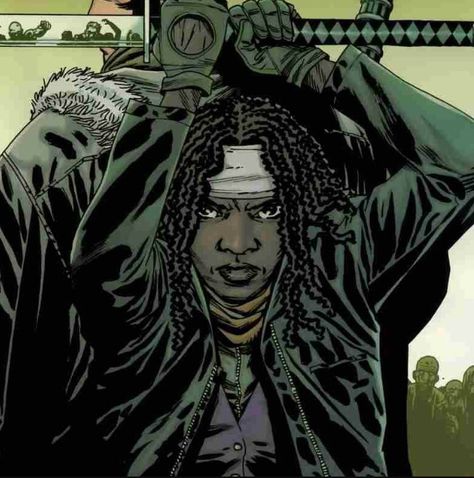 Michonne fan art for Season 8. #TWD Michonne Comic, Michonne Art, Michonne Twd, Michonne Walking Dead, Walking Dead Pictures, Dead Pictures, Rick And Michonne, Twd Comics, Comic Collection