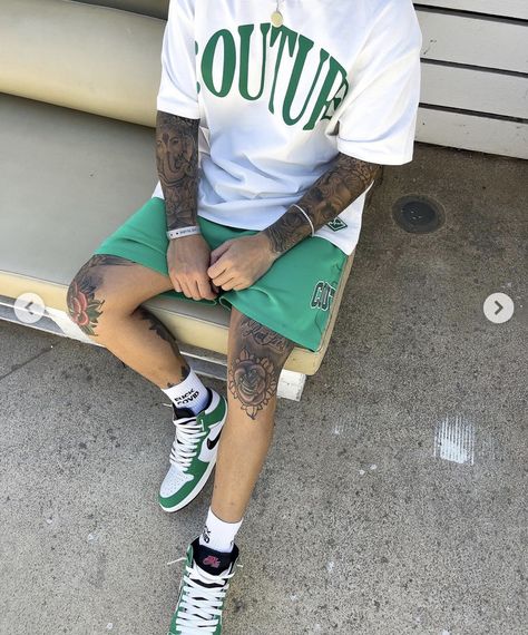 Jordan 1 Lucky Green Outfit Man, Jordan 1 Lucky Green Outfit, Jordan 1 Outfit Men Summer, Lucky Green Jordan 1 Outfit, Pine Green Jordan 1 Outfit, Green Jordan 1 Outfit, Jordan Outfits For Men, Lucky Green Outfit, Air Jordan 1 Lucky Green