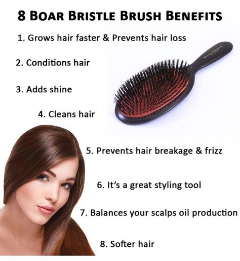 Boar Bristle Brush Benefits Boar Bristle Brush Benefits, Boar Hair Brush, Boar Brush, Boar Bristle Hair Brush, Clean Hairbrush, Best Hair Brush, Boar Bristle Brush, How To Grow Your Hair Faster, Hair Growing Tips