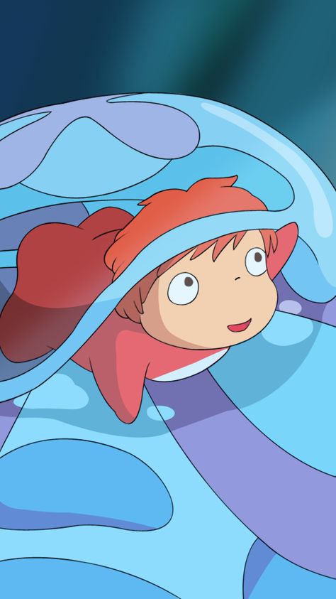 Miyazaki Wallpaper, Ponyo Wallpapers, Miyazaki, Wallpapers, Water