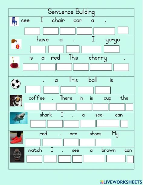 English Sentences For Class 1, Sentence Building Worksheets Grade 3, Sentence Building Worksheets Kindergarten, Unscramble Sentences Worksheets Grade 1, Jumbled Sentences Worksheets For Grade 1, Unscramble Sentences Worksheets, Building Sentences Worksheets, Sentence Structure Worksheets, Sentence Structure Activities