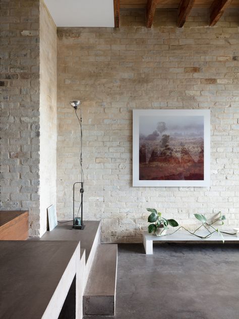 Brick Courtyard, Recycled Brick, Brick Interior, Boundary Walls, The Local Project, Living Room Flooring, Room Flooring, Local Design, Exposed Brick