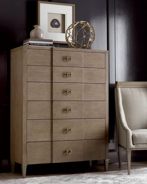 HC8QZ East Abbott Tall Chest Dresser Nightstand Ideas, Tall Chest Of Drawers, Bedroom Drawers, Drawer Space, 6 Drawer Chest, Tall Dresser, Accent Chest, Tall Chest, Dresser Decor