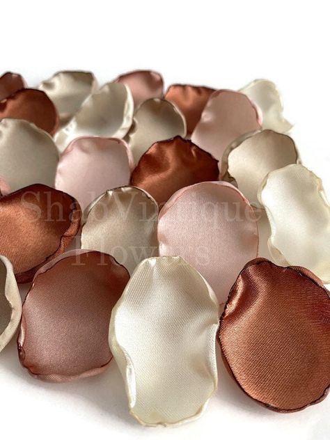 Excited to share this item from my #etsy shop: Terracotta, Rose Gold, Blush, Champagne, and Ivory Flower Petals Fall Wedding Aisle Decor, Fall Wedding Aisle, Champagne Wedding Themes, Wedding Aisle Decor, Burgundy And Blush Wedding, Flower Girl Petals, Bridal Honeymoon, Bronze Wedding, Shower Table