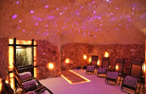 Salt Room Therapy, Himalayan Salt Cave, Salt Cave Spa, Himalayan Salt Room, Massage Room Design, Guelph Ontario, Salt Cave, Salt Room, Spa Rooms