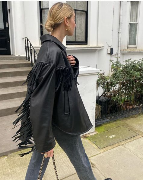 Fringe Leather Jacket Outfit, Leather Jacket Outfit, Space Outfit, Fringe Leather Jacket, Leather Jacket Outfits, Jacket Outfit, Fringe Jacket, April 12, Dress For Success