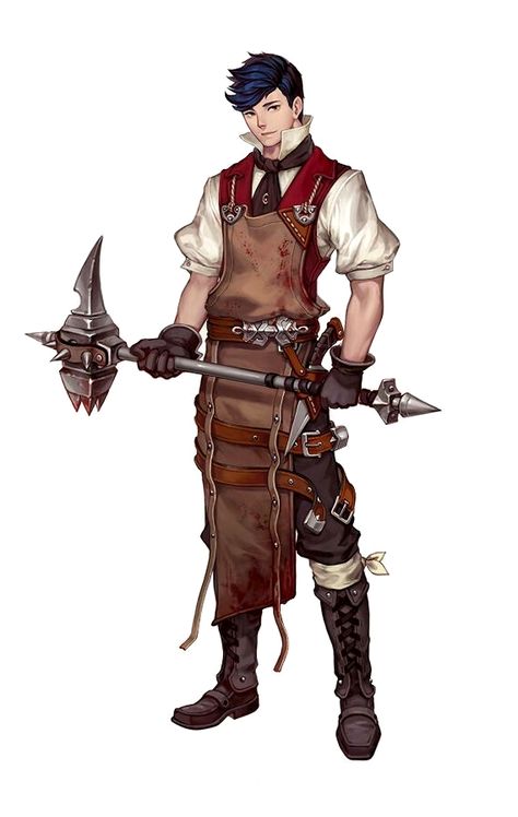 Male Human Hammer Fighter - Pathfinder PFRPG DND D&D d20 fantasy Steampunk Character, Steampunk Characters, Disney Rapunzel, Male Character, Beautiful Princess, Human Male, Learn Something New, Dungeons And Dragons Characters, Fantasy Warrior