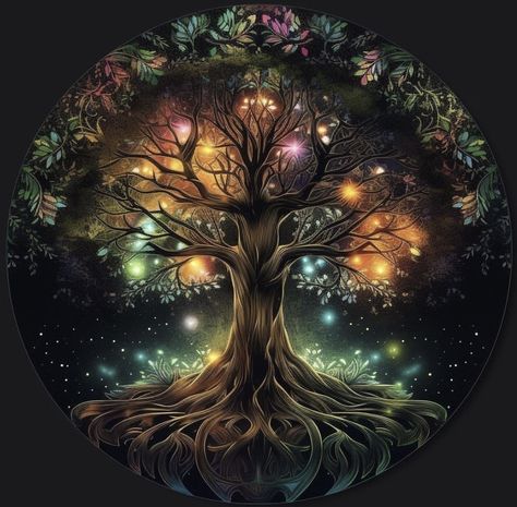 Trees For Life, Tree Of Life Pictures, Tree Of Life Images, Tree Of Life Painting, World Tree, Mushroom Wallpaper, Magical Tree, Tree Of Life Art, Tree Of Life Tattoo