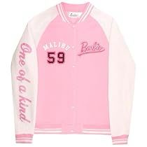 Trendy Jackets For Women, Barbie Jacket, Barbie Graphic, Varsity Jacket Women, Women Graphic, Varsity Jackets, Malibu Barbie, Trendy Jackets, Fall Hoodies