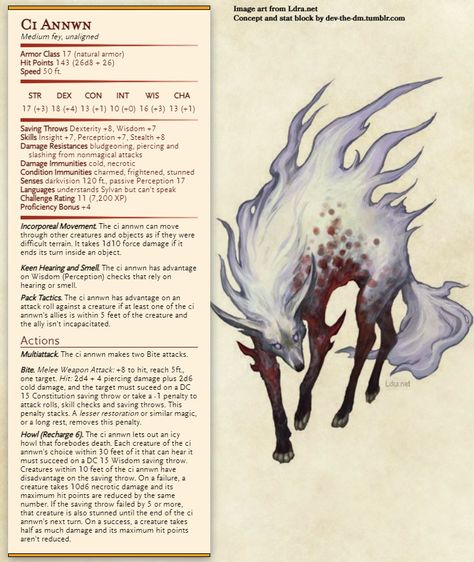 Dnd Fey Statblock, D&d Creatures Monsters, Dungeons And Dragons Creatures, Dnd Fey Creatures, Dnd Homebrew Creatures, Fey Creatures Dnd, D&d Creatures, Dnd Monsters Homebrew, D&d Monsters