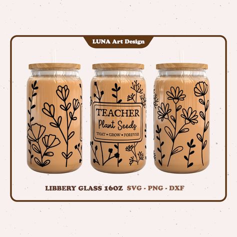 Glass Can Svg, Cupping At Home, Libbey Glass Can, Plant Seeds, Instagram Tags, Personalized Cups, Cricut Projects Vinyl, Cup Design, Planting Seeds