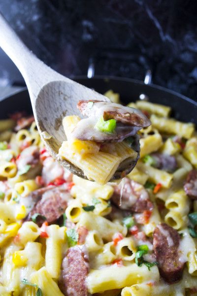 Cheddar Jalapeno Sausage Dinner, Jalepeno Sausage Meals, Jalapeno Sausage Recipes Dinners, Jalapeno Cheddar Sausage Meals, Jalapeno Cheddar Sausage Recipes, Jalapeno Sausage Recipes, Cheddar Jalapeno Sausage Recipe, Sausage Pasta Skillet, Sausage And Peppers Pasta