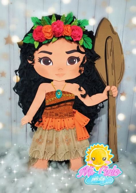 Moana Pinata, Moana Birthday, Bday Ideas, Moana, Pastel, Disney Princess, Disney Characters, Disney, Birthday