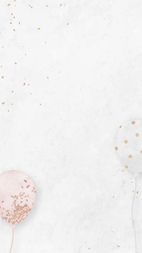 Pink and gold glittery balloons | Premium Vector - rawpixel Mobile Phone Wallpaper, Balloon Background, Happy Birthday Frame, Birthday Wallpaper, Rose Gold Balloons, Instagram Background, Birthday Frames, Instagram Wallpaper, Cool Themes