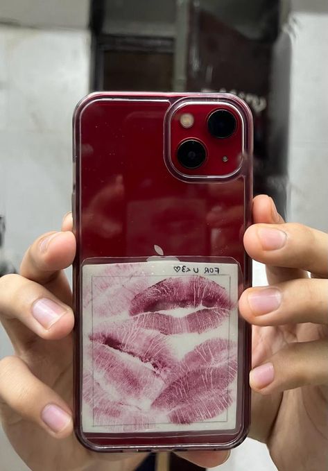 Iphone 13 Red Case, Iphone 13 Red Aesthetic, Iphone 13 Red, Clear Phone Case Design, Phone Case Diy Paint, Creative Iphone Case, Retro Phone Case, Red Iphone, Girly Phone Cases