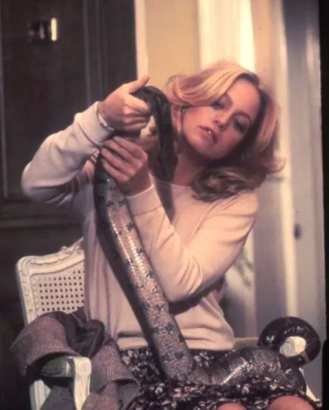 Matt Berman on Instagram: "#GoldieHawn with Esme the snake in “Foul Play” 1978" Foul Play Movie, Foul Play, Goldie Hawn, Who Runs The World, The Snake, Stick It Out, Fangirl, Movie Tv, Tv