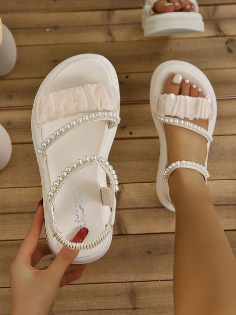 Fancy Sandals, Crocs Fashion, Pretty Sandals, Pretty Shoes Sneakers, Fashion Shoes Heels, Cute Shoes Heels, Shoes Heels Classy, Shoes Outfit Fashion, Fashion Slippers