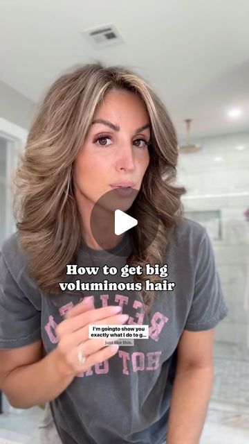 Blowout Curls Long Hair, Airwrap Tutorial, Diy Blowout, Salon Blowout At Home, Looks Date Night, Looks Date, Long Hair Volume, Blow Dry Curls, Blowout At Home