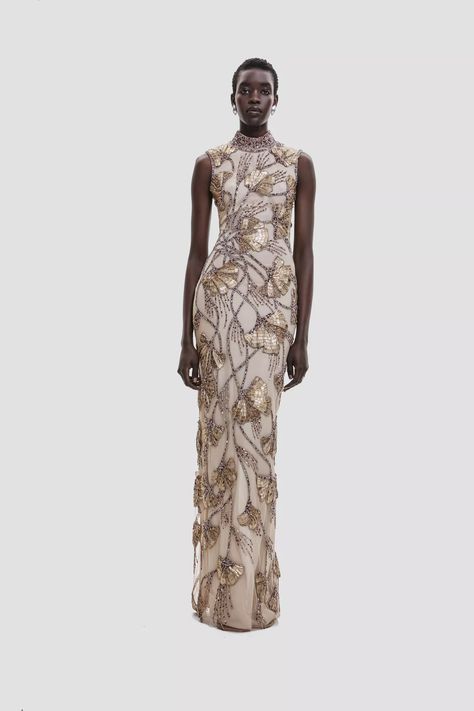 Naeem Khan Pre-fall 2024 - Ready-to-Wear Banquet Outfit, Kibbe Dramatic, Glamorous Party, Dress Attire, Graduation Dresses, Naeem Khan, Column Gown, Column Dress, Bridal Inspo