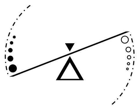“Balance. It was all about balance. That had been one of the first things that she had learned: the centre of the seesaw has neither up nor down, but upness and downness flow through it while it... Symbols Of Balance Tattoo, Balance Logo Design Symbols, Symbols Of Balance, Balance Tattoo Symbol Spiritual, Balance Symbol Tattoo, Balance Tatoos, Seesaw Tattoo, Balance Drawing Ideas, Tattoos Balance