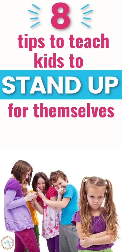 8 simple tips on how to teach kids to stand up for themselves and be assertive.  Help your kids be strong and advocate for themselves. Be Assertive, Assertive Communication, Elementary School Counseling, How To Teach Kids, Confidence Kids, Healthy Communication, Kids Talking, Teach Kids, Parenting Skills