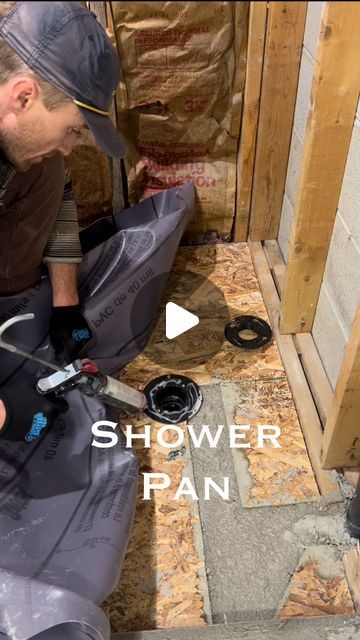 KLK Builds on Instagram: "🔊Shower Pan Install 🚿  . . . . . . #showerpan  @oatey_co  #sponsorme #homeimprovement  #homerenovation  #bathroomshower  #bathroom  #bathroomremodel  #bathroomrenovation  #bathroomdesign  #howto #diyshower #diy #fyp #asmr #asmrcommunity  #asmrsounds  #asmrvideo  #smallbathroomdesign  #smallbathroom  #oatey  #showerdrain  #tile #construction  #construccion  #construcción  #satisfying #realestate  #realestateinvesting  #fixandflip  #fixerupper" Diy Shower Pan How To Build, Diy Shower Pan, Building A Shower Pan, Shower Pan Installation, Shower Installation, Shower Bases, Diy Shower, Shower Pan, March 7