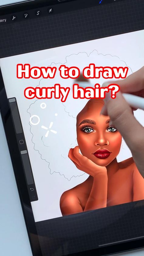 ✅⬆️CLICK THE LINK!!⬆️ Learn how to draw curly hair with Procreate brushes with this easy step-by-step tutorial. Includes free brushes! #procreate #curlyhair . #Afro_Hair_Brush #Procreate_Hair_Brushes #Draw_Curly_Hair #Procreate_Hair Curly Hair Procreate, Hair Brush Procreate, Afro Hair Brush, Hair Brushes Procreate, Draw Curly Hair, Brush Set Procreate, Photoshop Program, Curly Hair Braids, Hair Brush Set