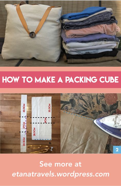 Diy Packing Cubes Sewing, Diy Packing Cubes, Sew Bags, Sew Patterns, Stitching Ideas, Diy Bags Purses, Fabric Tote, Packing Cubes, Sewing Crochet