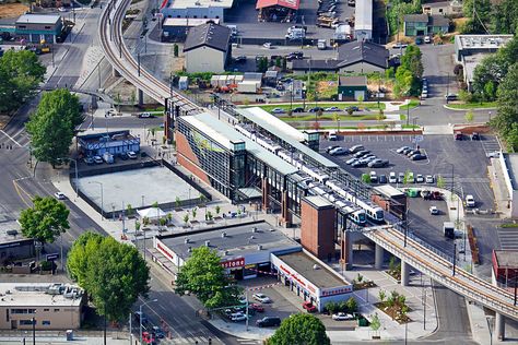 Puget Sound Washington, Light Rail Station, Rail Station, Train Station Architecture, Cities Skylines, Industrial District, Skyscraper Architecture, Building Concept, Corporate Identity Design