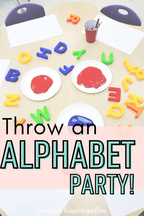 Alphabet Celebration Preschool, Abc Party Kindergarten, Letter Celebration Kindergarten, Alphabet Party Decorations, Alphabet Celebration Kindergarten, Alphabet Party Preschool, Alphabet Party Kindergarten, Alphabet Party Ideas, Alphabet Parade Kindergarten