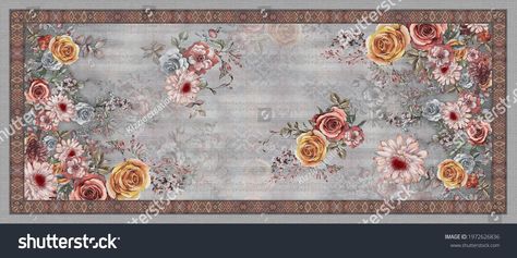 Indian Digital Dupatta Design Pattern Stock Illustration 1972626836 | Shutterstock Kalamkari Pattern, Digital Dupatta, Dupatta Pattern, Dupatta Design, Gallery Wallpaper, Art Gallery Wallpaper, 3d Objects, Image Illustration, All Design