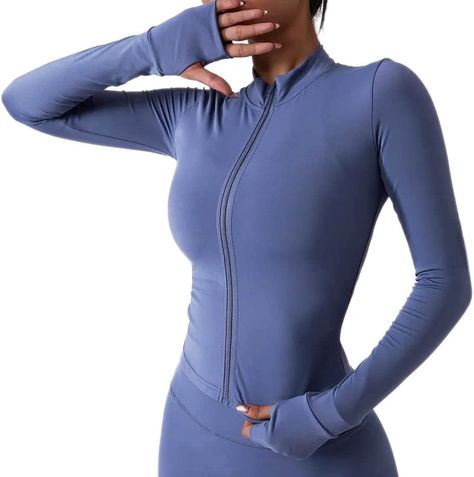 Women’s Running Jacket Slim Fit Gym Yoga Jacket, Compression Shirt, Sleeves Clothing, Running Jacket, Running Tights, Workout Jacket, Sports Jacket, Yoga Wear, Active Wear Tops