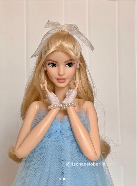 Barbie Doll Hairstyles, Making Wigs, Angora Goat, Barbies Pics, Custom Barbie, Barbie Doll Set, Barbie Fashionista Dolls, Barbie Family, Barbie Dress Fashion