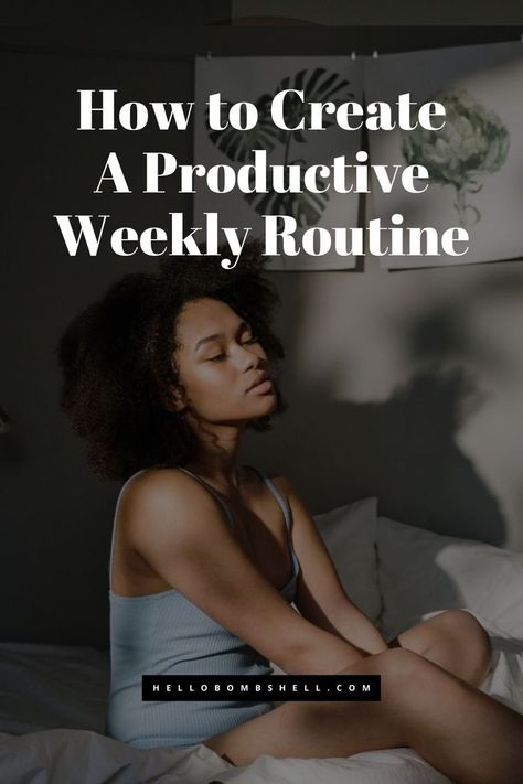 My Weekly Routine Schedule + How to Create A Productive Weekly Routine Weekly Routine Schedule, Calming Bedtime Routine, Monthly Habits, Routine Schedule, Sleep Faster, How To Have A Good Morning, Everyday Habits, Evening Routines, Morning Routine Checklist