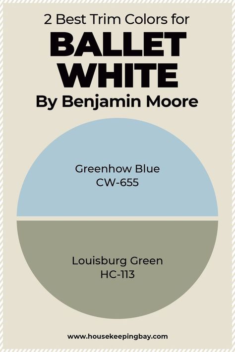 Louisburg Green, Trim Color Ideas, Best Trim Colors, Ballet White Benjamin Moore, Ballet White, Laundry Craft Rooms, Benjamin Moore Exterior, House Addition, Trim Colors