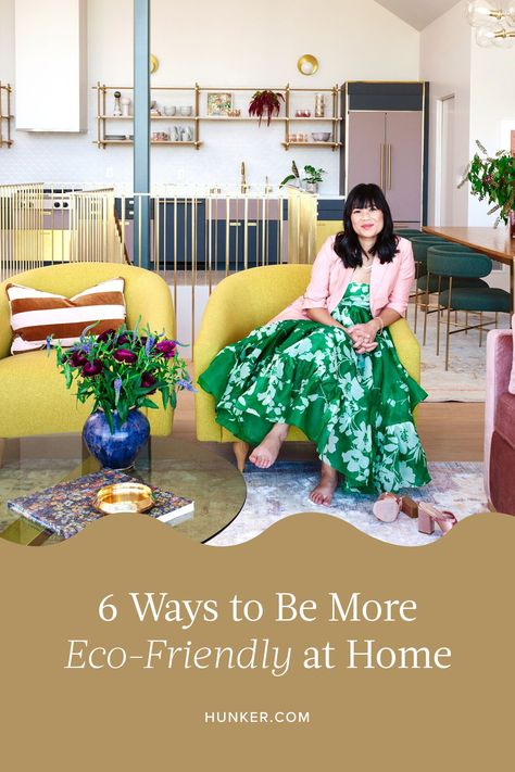 With these helpful tips from Joy, you may discover that a sustainable lifestyle is pretty darn effortless. #hunkerhome #sustainability #ecofriendly #sustainabilityhome #ecofriendlytips Joy Cho, Cle Tile, Traditional Paint, Non Toxic Paint, Recycled Items, Baby Steps, Sustainable Lifestyle, Sustainable Brand, Natural Cleaning Products