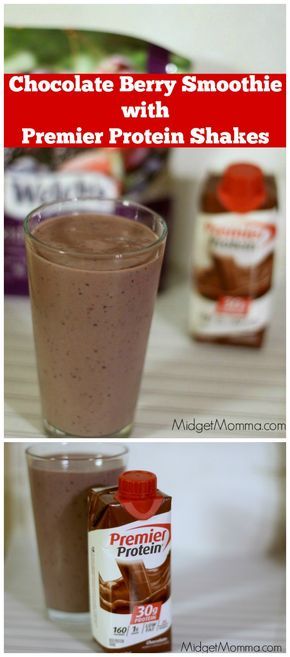 Have some fun with your protein shakes! Make this Chocolate Berry Smoothie with Chocolate Premier Protein Shakes! You can find them at Target! #ad #TheDayIsYours Chocolate Berry Smoothie, Casein Protein Recipes, Protein Drink Recipes, Premier Protein Shakes, Best Protein Shakes, Chocolate Protein Shakes, Protein Smoothies, Protein Shake Smoothie, Healthy Protein Snacks