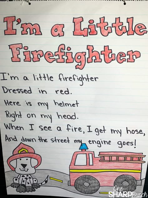 Grab the FREE tools of a firefighter circle map and celebrate Fire Safety Week with these fire safety activities for preschool, pre-k and kindergarten! Includes a fire truck craft, fire safety books, firefighter poem and fire safety rules for fire prevention month. #firesafety #firesafetyweek #firesafetyprevention #fireprevention #firesafetycrafts #preschool #kindergarten #firstgrade Teaching Fire Safety To Preschool, Activities For Fire Prevention Week, Fire Safety Art Projects For Toddlers, Fire Safety Week Daycare, Fire Safety Preschool Circle Time, Fire Fighter Activities Preschool Firefighter Crafts, Firefighter Circle Time, Fire Truck Songs Preschool, Fire Safety For Kindergarten