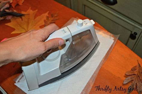 How to Easily Preserve Fall Leaves With an Iron and Wax Paper | Hometalk How To Press Leaves Diy, Pressing Leaves In Wax Paper, Wax Leaves Fall Crafts, How To Press Leaves, Leaves In Wax Paper, Preserving Fall Leaves, Waxed Leaves, Preserve Fall Leaves, How To Preserve Leaves