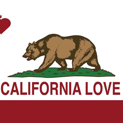 California Love Heart #California_Love #California #love Us States Flags, California State Flag, California Flag, California Bear, Framed Flag, California Republic, Fallout New Vegas, California Love, California Dreamin'