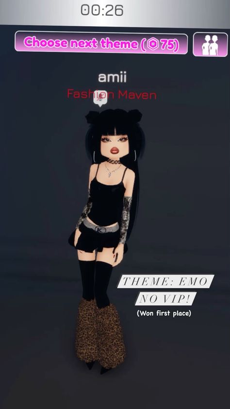 Dress to impress / dti outfit roblox Theme: Emo Club Outfits Dresses, Top Model Dress, Retro Style Outfits, Outfit Ideas For Church, Outfits Roblox, Latina Outfit, Retro Style Dress, Bloxburg Decals, Text Story