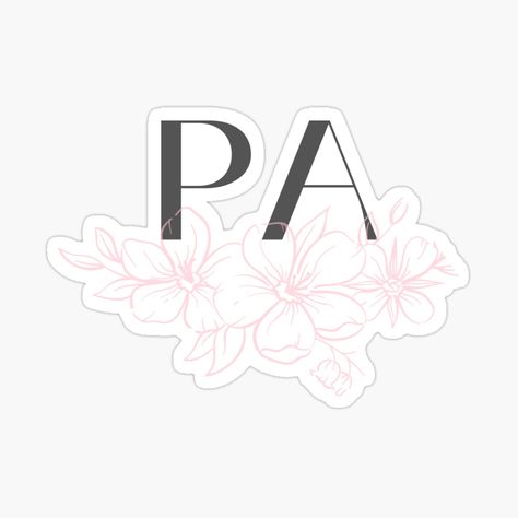 Physician Assistant Aesthetic, Physician Associate, Pa School, Physician Assistant, You Can Do Anything, New Sticker, Website Design Inspiration, Sticker Design, Sell Your Art