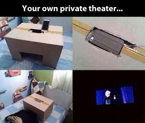 Astuces Diy, Home Cinema, Diy Life Hacks, Diy Life, Cool Inventions, Movie Theater, Useful Life Hacks, Mind Blown, Star Trek