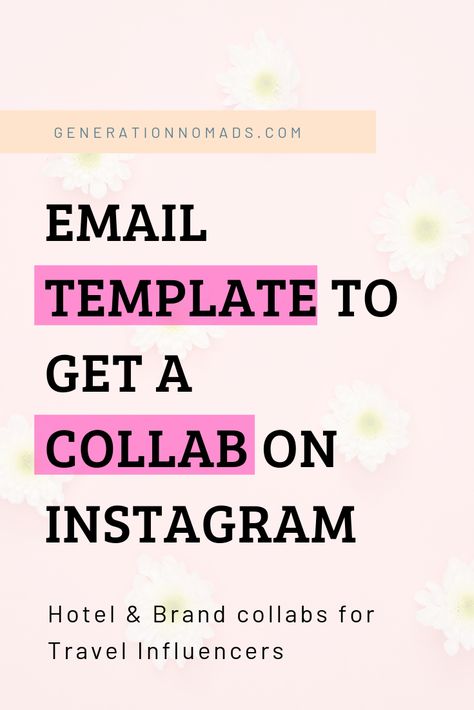 Influencer Proposal Template, Influencer Email Template, Brand Collaboration Email Template, Influencer Management, Influencer Collaboration, Instagram Manager, 2000 Followers, Profile Website, Personal Finance Budget