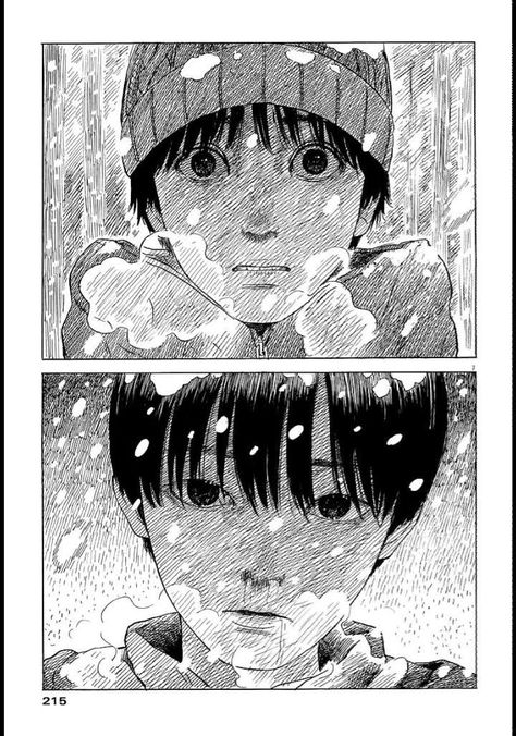 Snow Manga Panel, Manga Coloured Panels, Horror Manga Pfp, Drawing Manga Panels, Manga Panel Reference, Manga Panels Reference, Horror Manga Panels, Coloured Manga Panels, Horror Manga Art