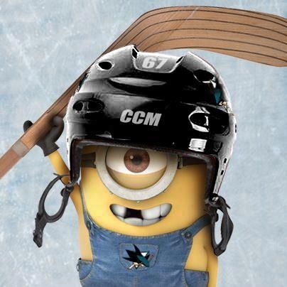 Minion Shark! Hockey Rules, Bruins Hockey, Minions Love, A Minion, Hockey Season, Hockey Humor, Hockey Girl, Hockey Life, Hockey Games