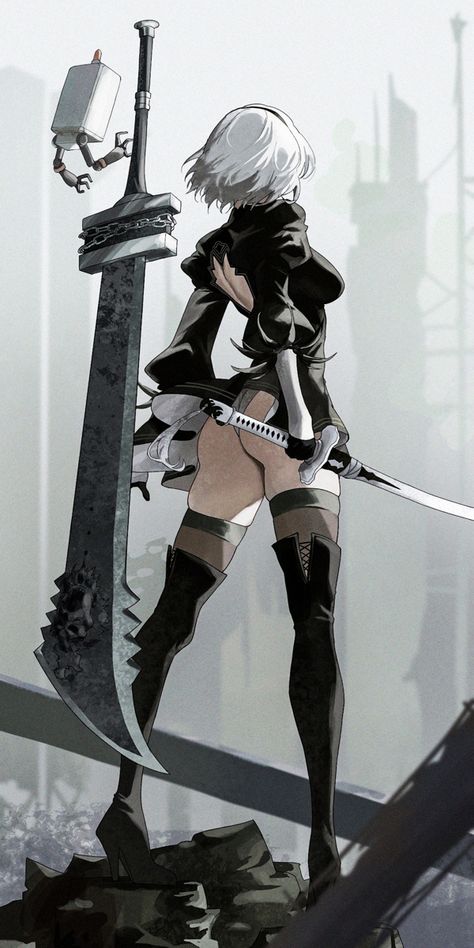 Nier Automata A2, Nier 2b, A2 Nier, 2b Cosplay, 2b Nier Autómata, Nier Automata, Figure Poses, Cute Cosplay, Manga Girl