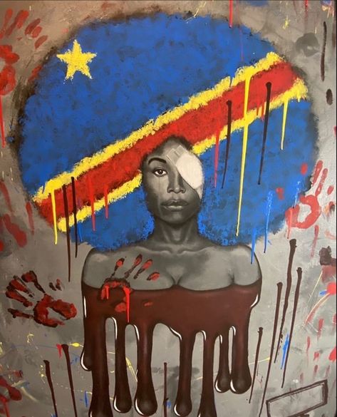 Free Congo Art, Congolese Art, Free Congo, Congo Flag, Paris Mood, African Traditional Wedding Dress, West Papua, African Traditional Wedding, Dr Congo