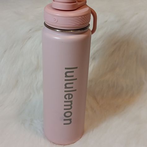 Lululemon Insulated Water Bottle Bottle Shop, Bottle Lights, Insulated Water Bottle, Poshmark Lululemon, Light Pink, Water Bottle, Conditioner, Water, Pink